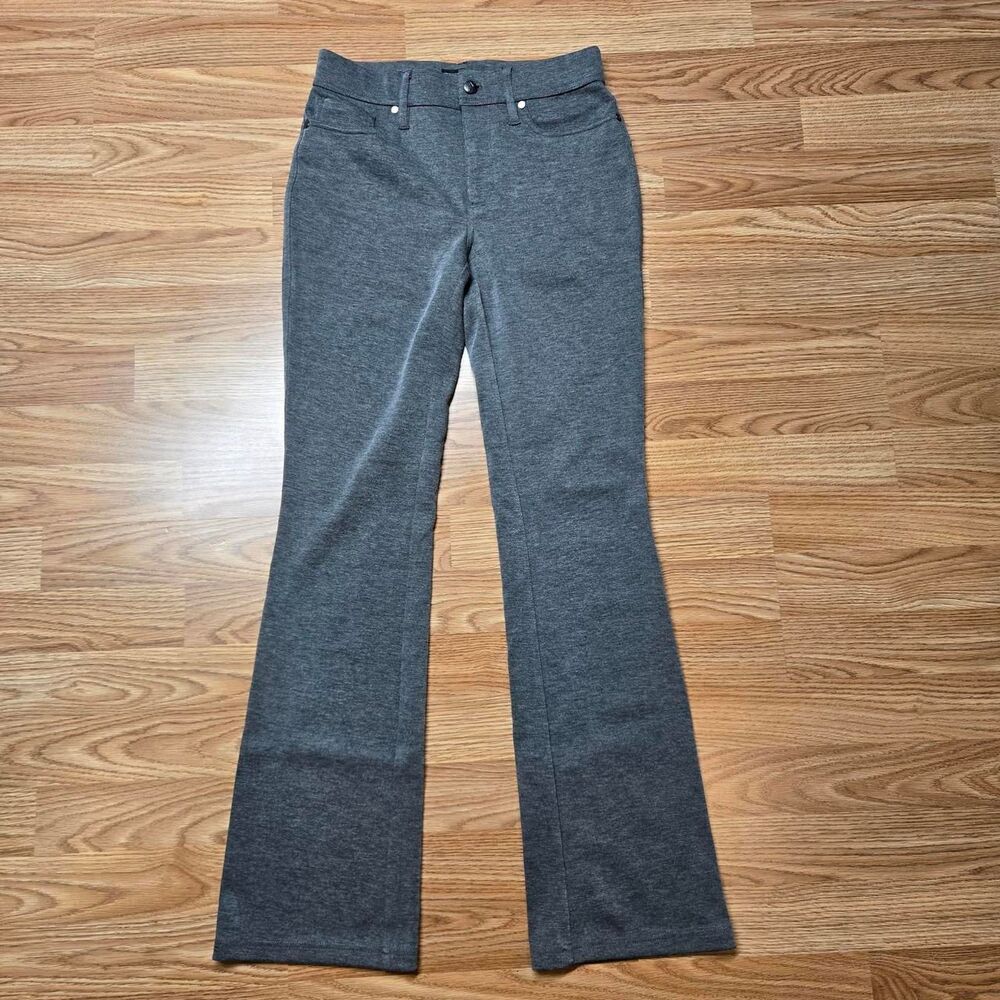 Simply Vera Vera Wang Women's Grey Flare Dress Pants